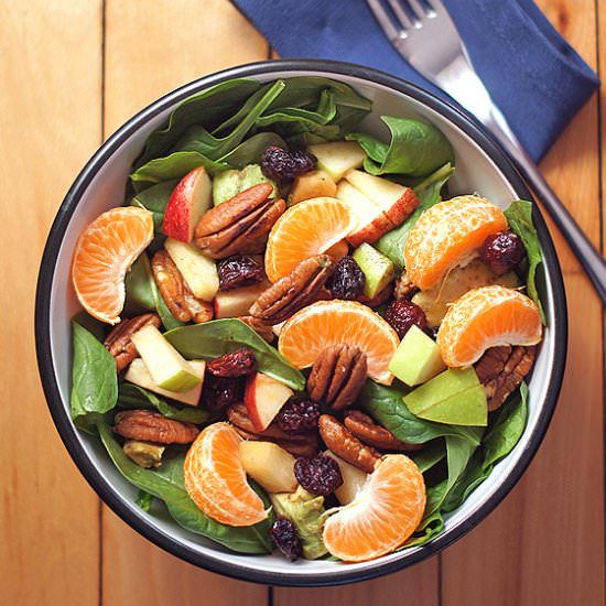 Spinach & Fruit Salad