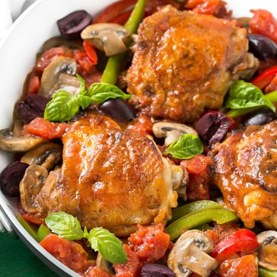 Italian Chicken Cacciatore