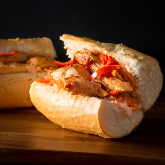 Chicken Banh Mi Sandwich