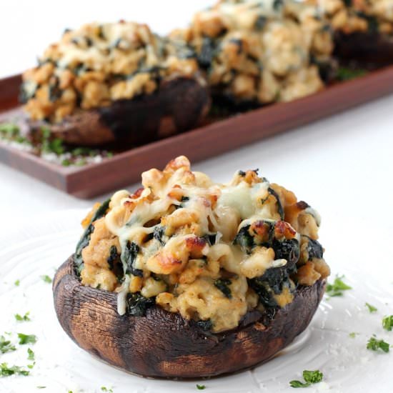 Chicken Marsala Portobello Mushroom