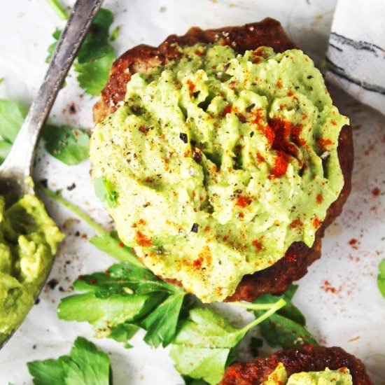 Guacamole Turkey Burgers