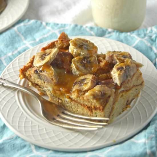 Bananas Foster French Toast Bake