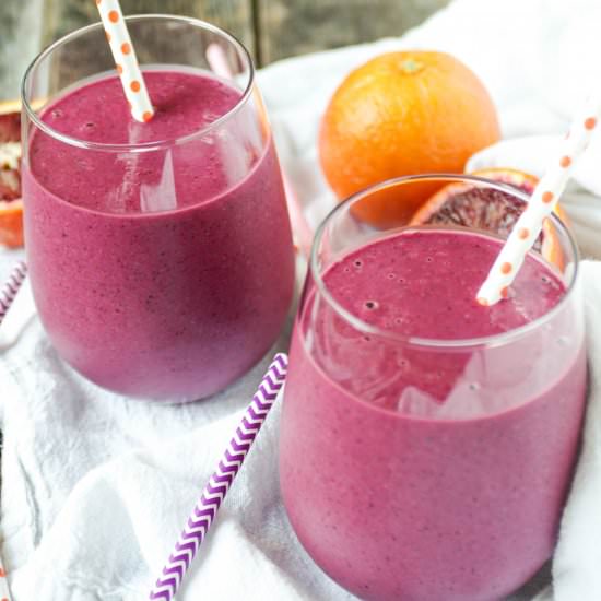 Blood Orange, Beet + Berry Smoothie
