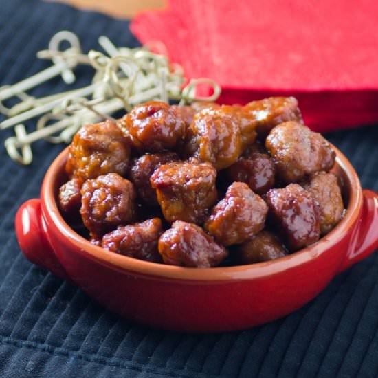 Turkey Appetizer Jelly Meatballs