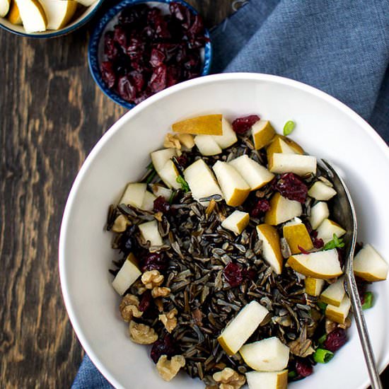 Wild Rice & Kale Salad