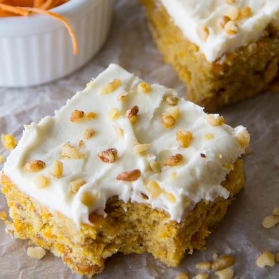 SWEET POTATO BLONDIES