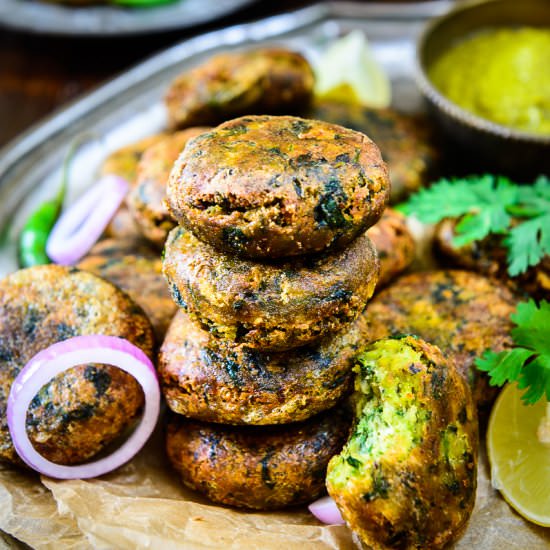 Spinach and Lentil Patties