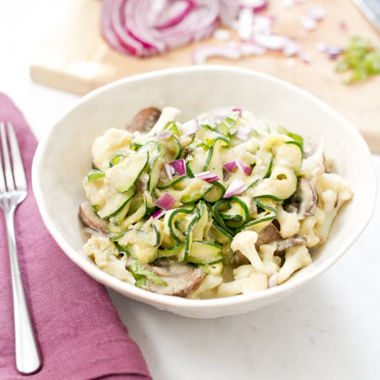 Zucchini Noodle Fettuccine