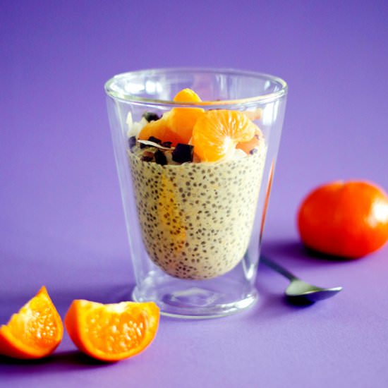 Orange Chia Seed Breakfast Pudding