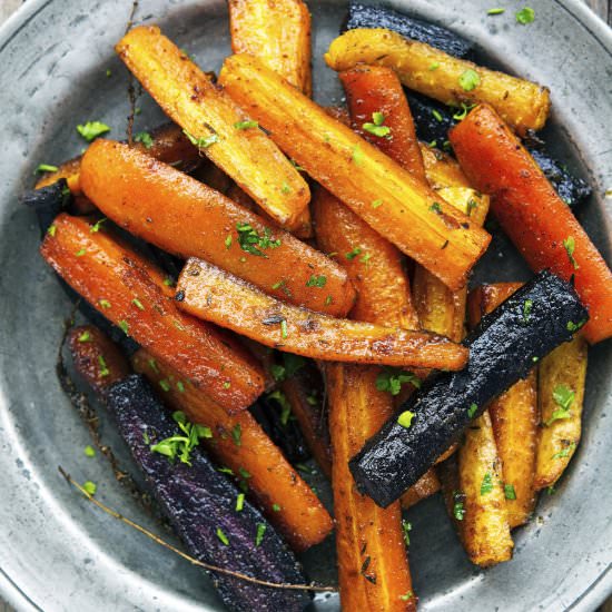 Honey Glazed Roasted Carrots