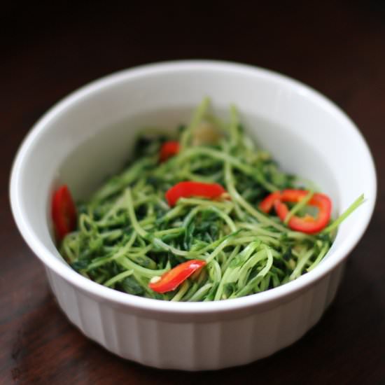 Stir Fried Pea Shoots