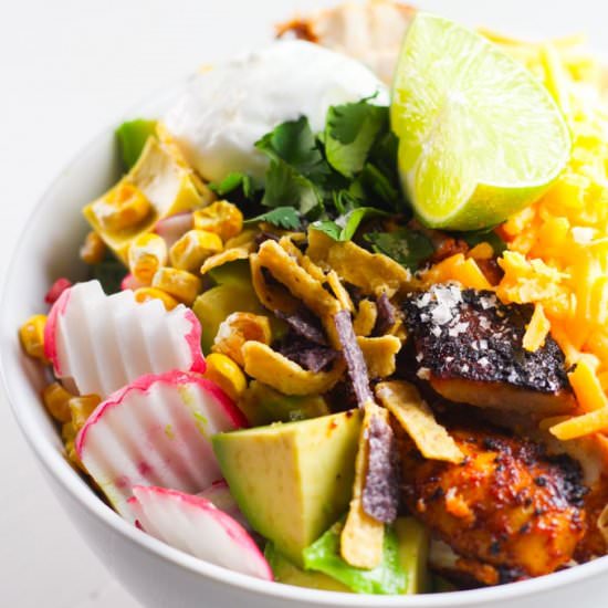 Fully Loaded Chipotle Chicken Salad