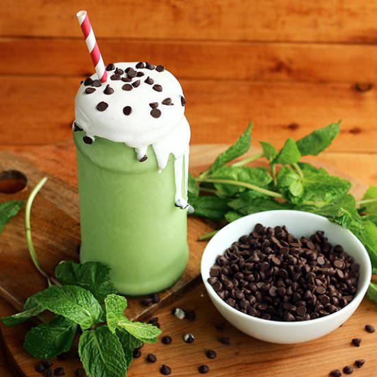 Vegan Shamrock Shake