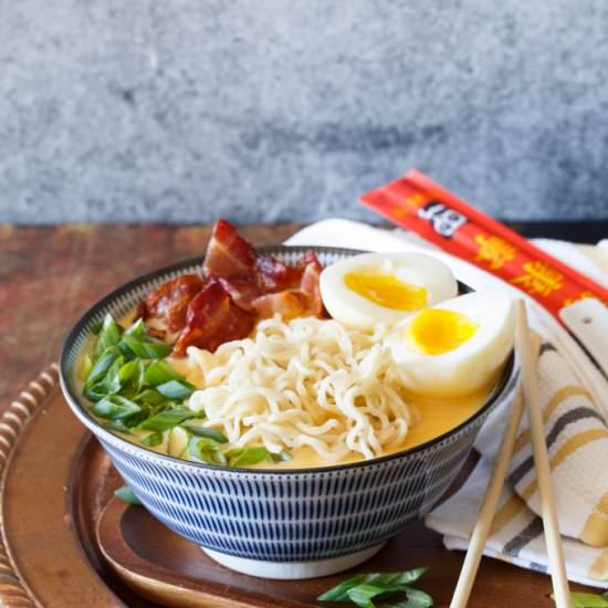 Bacon, Egg + Cheese Breakfast Ramen