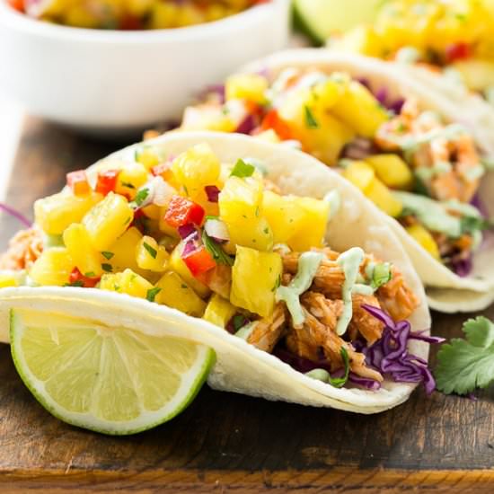 Pulled Chicken Tacos