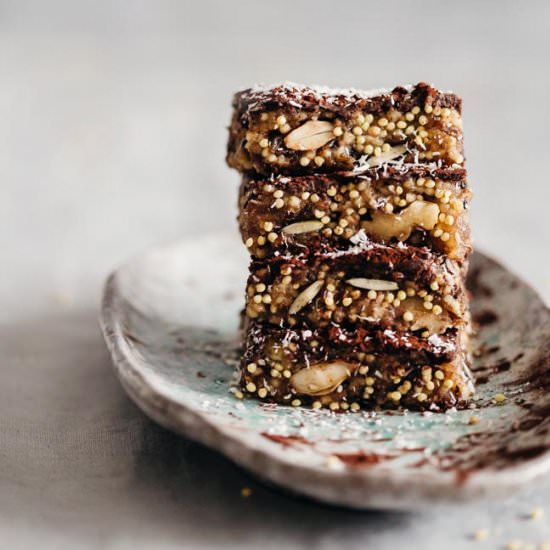 Millet Chocolate Energy Bars