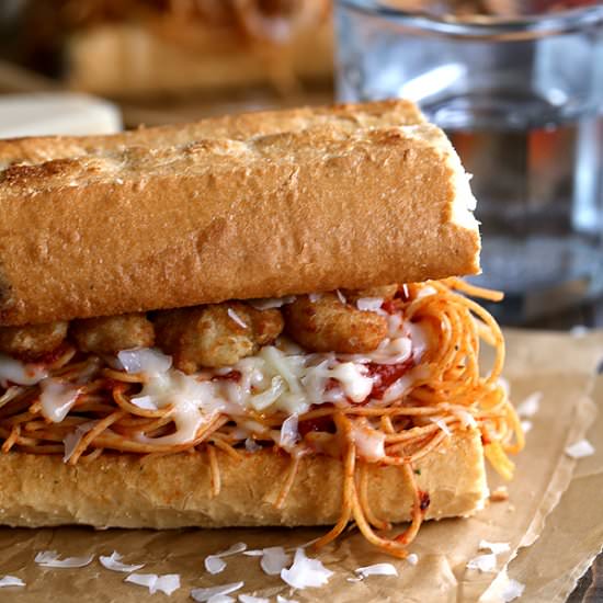 Shrimp Parmesan Sandwiches