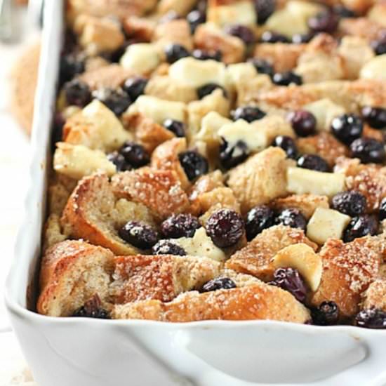 Blueberry Cream Cheese Casserole