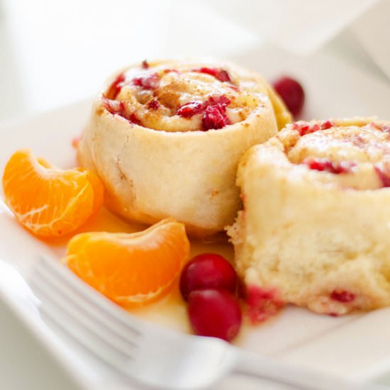 Cranberry Orange Sweet Rolls