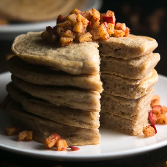 Cinnamon Apple Pancakes