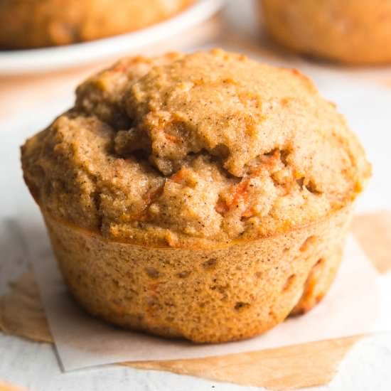Carrot Cake Protein Muffins
