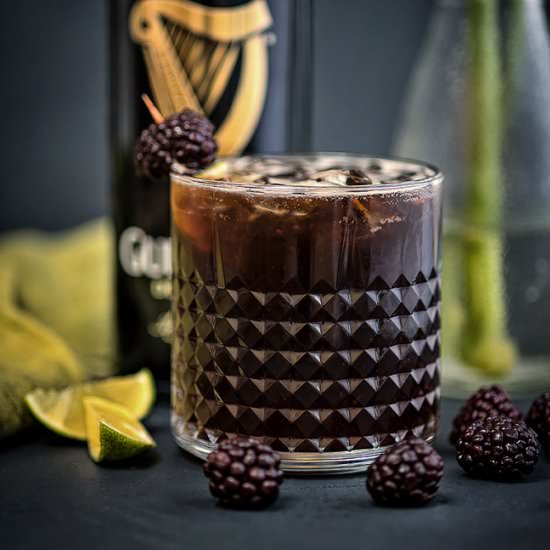 Guinness Black Magic Cocktail