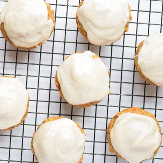 Skinny Carrot Cake Cupcakes