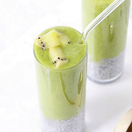 Kiwi Chia Smoothies