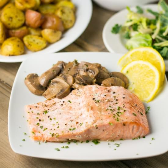 Oven Steamed Salmon