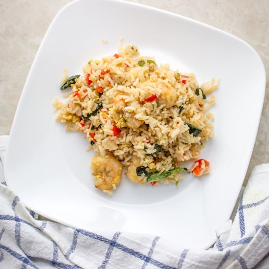 Thai Spicy Basil Fried Rice