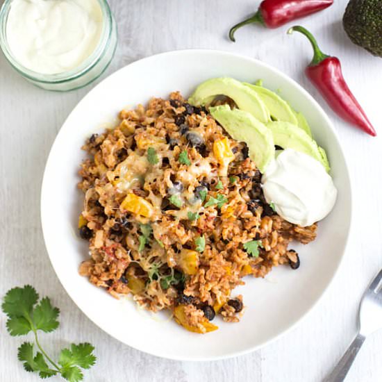Slow Cooker Burrito Bowls