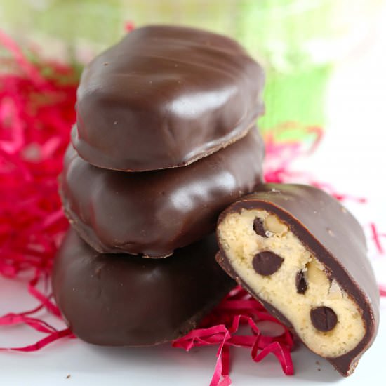 Chocolate Cookie Dough Easter Eggs