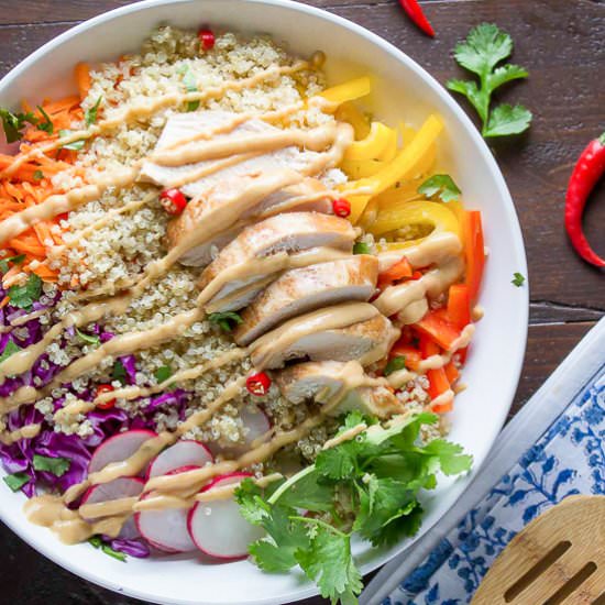 Thai Chicken Quinoa Salad