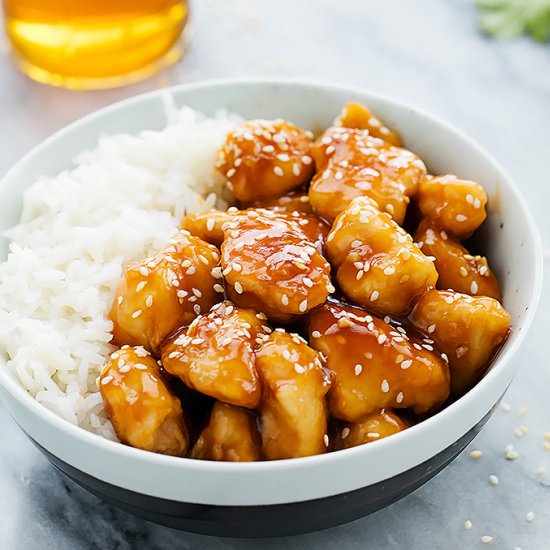 Slow Cooker Honey Sesame Chicken