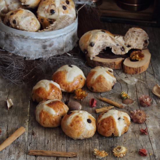 Hot cross buns easter