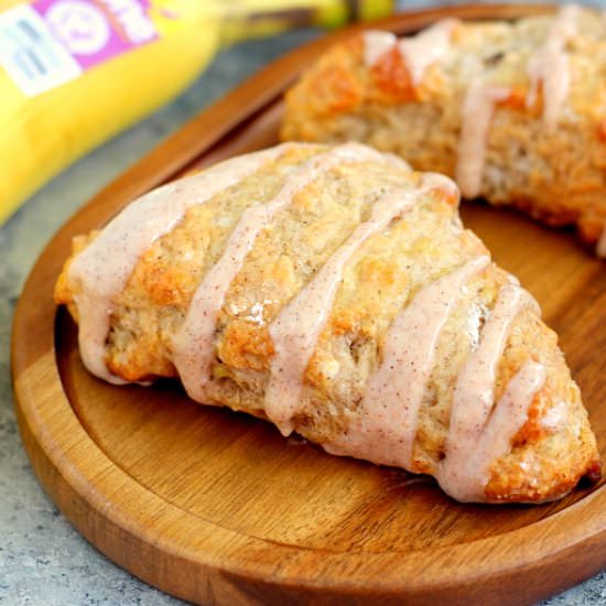 Banana Bread Scones
