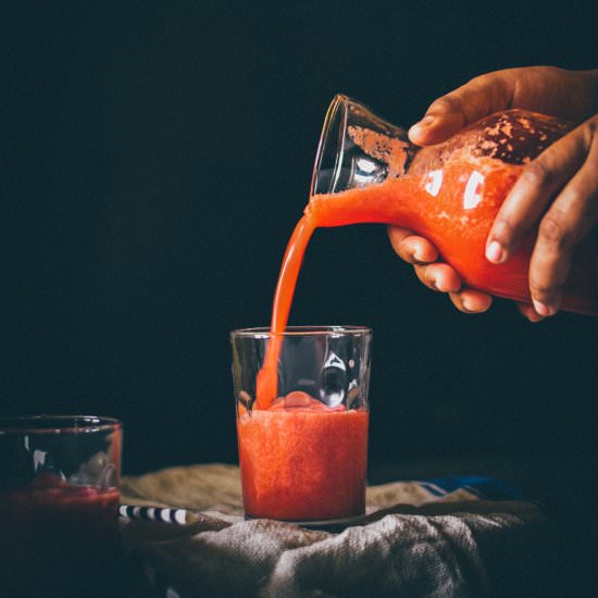 Watermelon, Carrot Juice