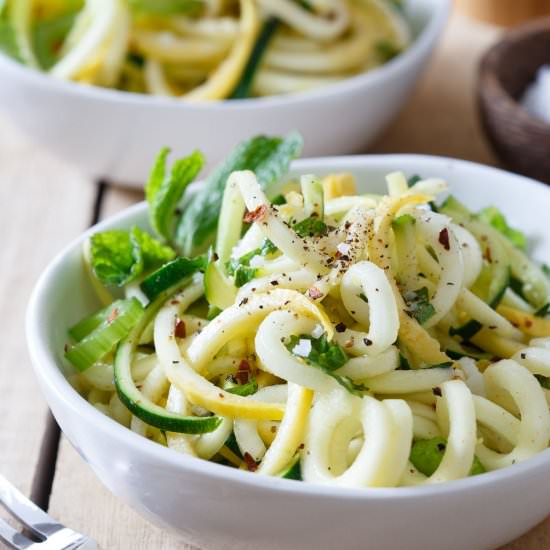 Basil & Mint Squash Noodles