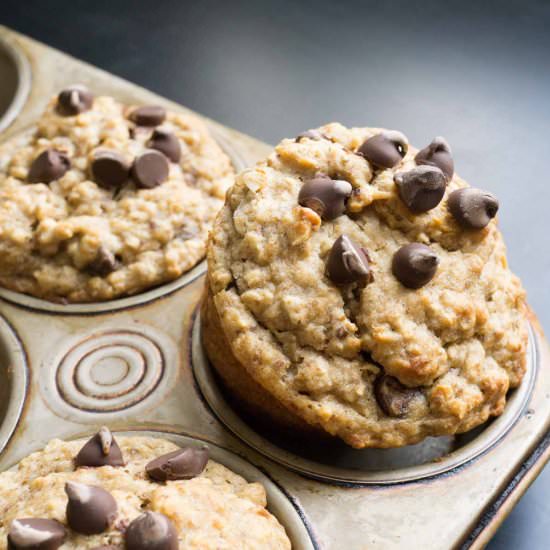 Banana Chocolate Chip Muffins