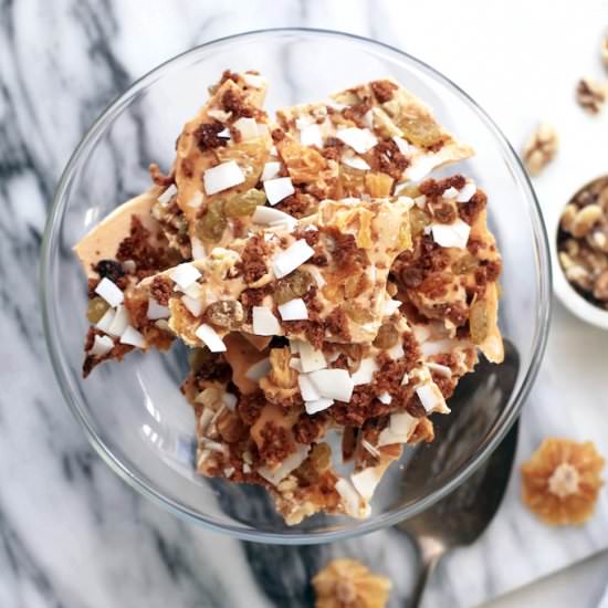 Carrot Cake Candy Bark