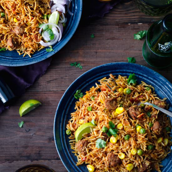 Soybean Corn Tawa Pulao