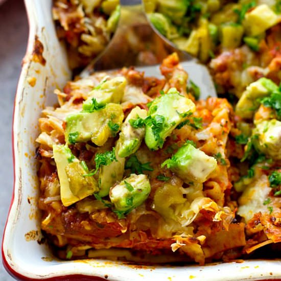 Mexican-Style Chili Lasagna