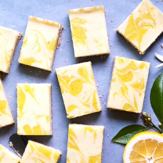 Meyer Lemon Cheesecake Bars
