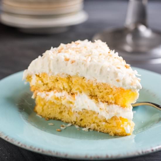 Pineapple Coconut Cake