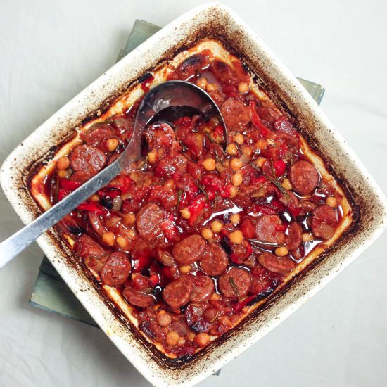 Chorizo and Chickpea Stew