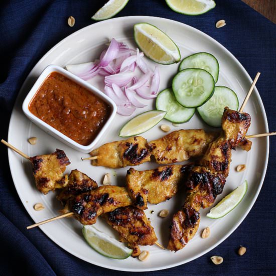 Singapore Chicken Satay