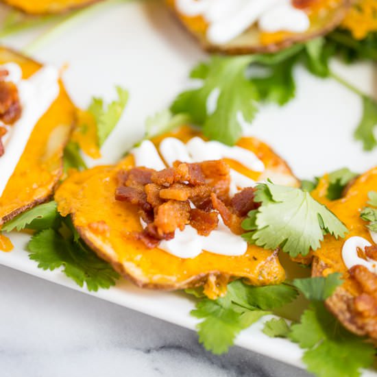 Super Easy Loaded Potato Crisps