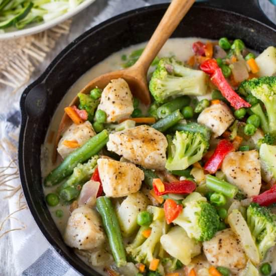 Skillet Peanut Chicken Stir-Fry