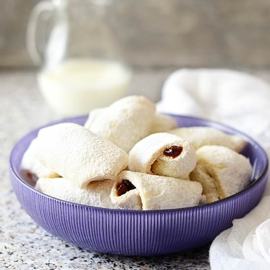 Jam Crescent Cookies