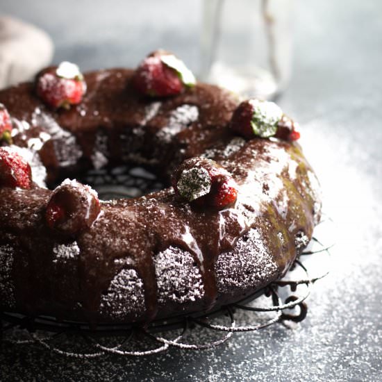 Dark Chocolate Bundt Cake